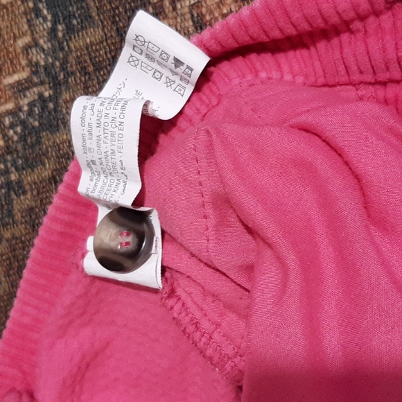 Zara Trf Collection Pink Cordaroy Pants Size M. Y2k - Picture 4 of 11